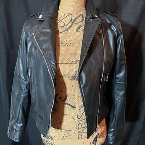 Women's Black Leather Jacket